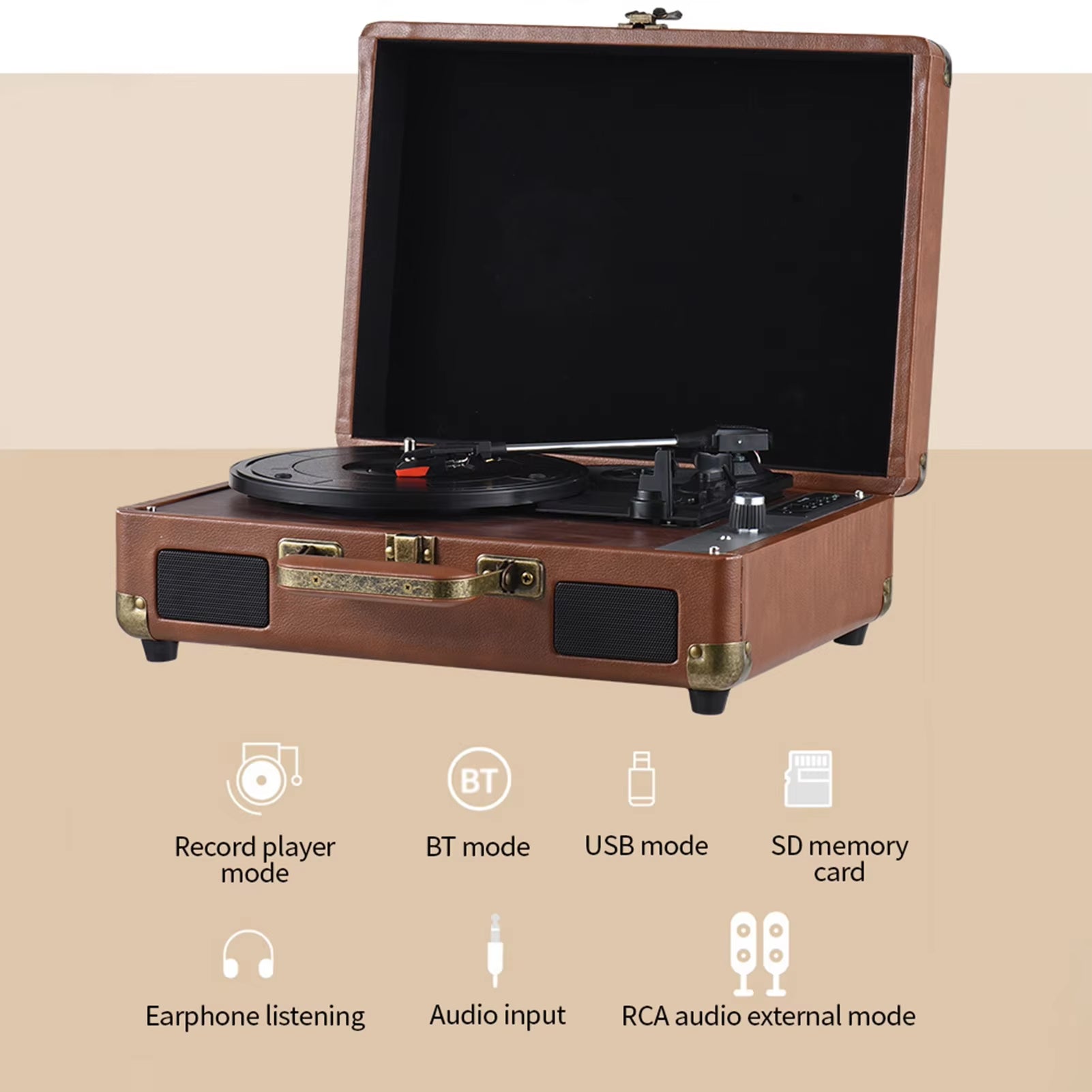 LyriHerz Vinyl Record Player